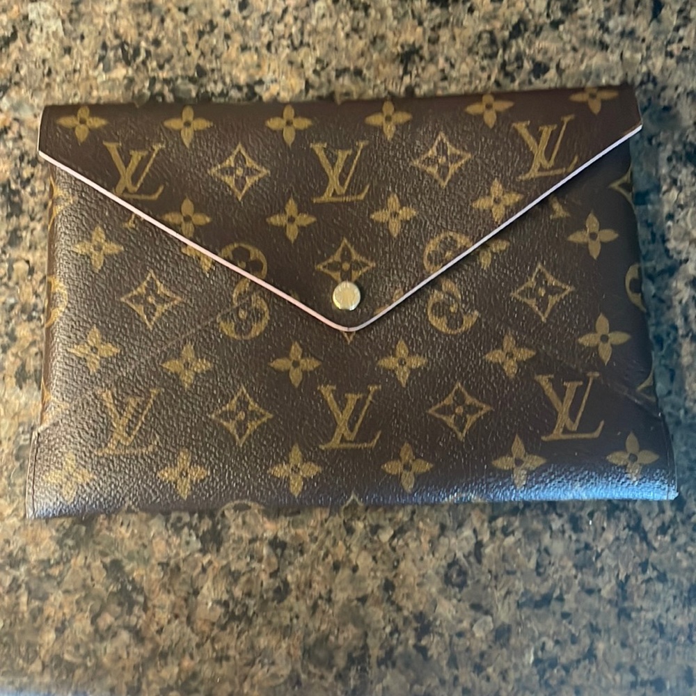 Envelope clutch LV bag